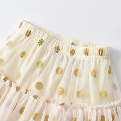 DXTON falda de tul de princesa con lunares para niñas