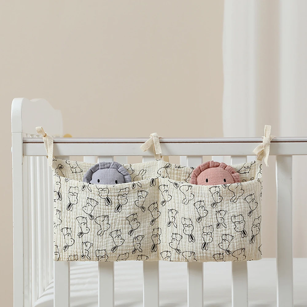 Bolsa organizadora colgante para cuna y cabecero de cama