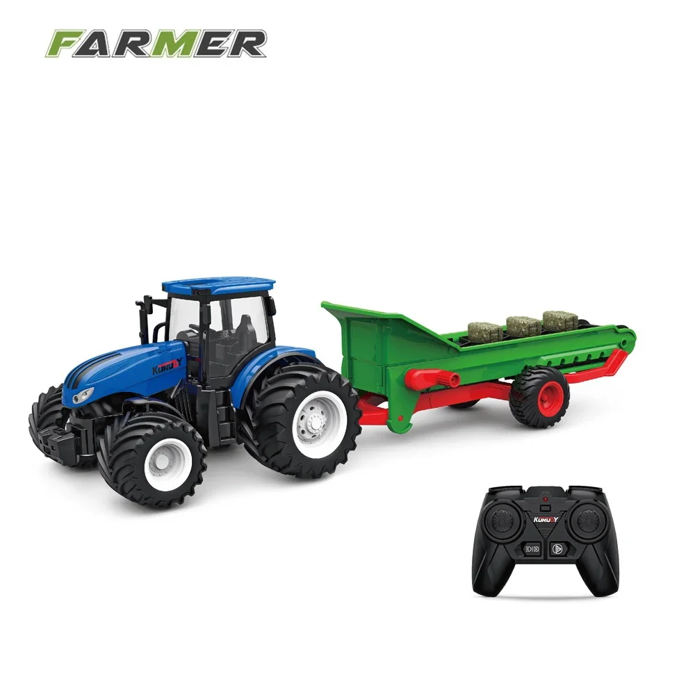 Tractor de juguete eléctrico con control remoto para niños - imagen 3