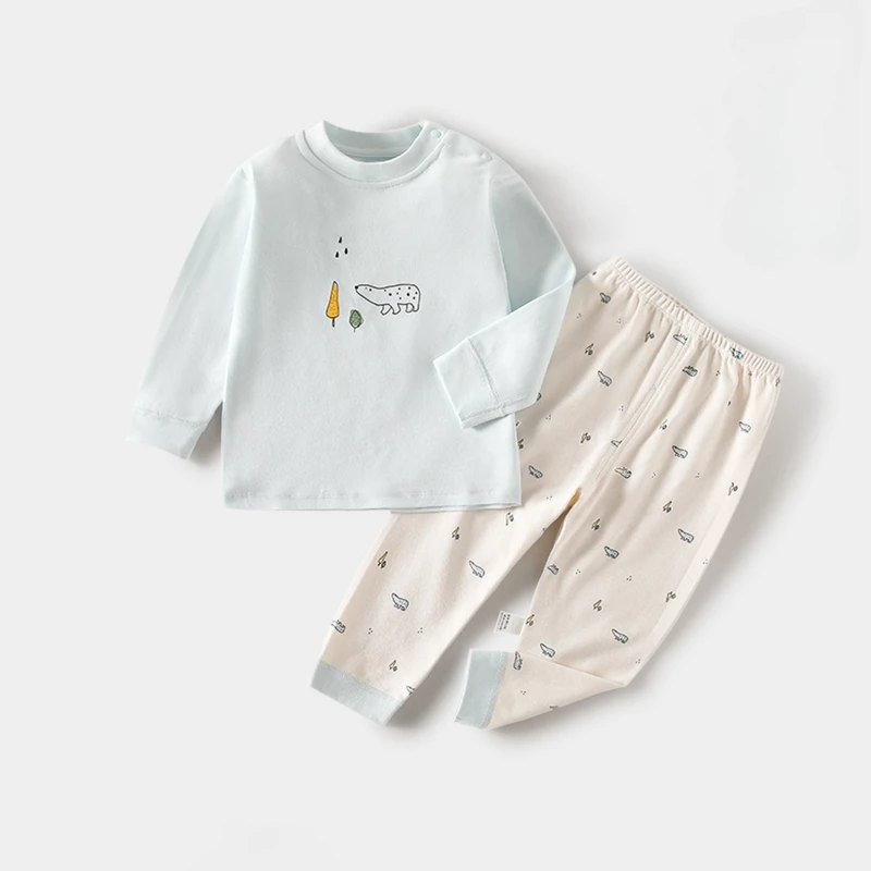 Conjunto infantil de Halloween algodón para otoño, top y pantalón - imagen 3
