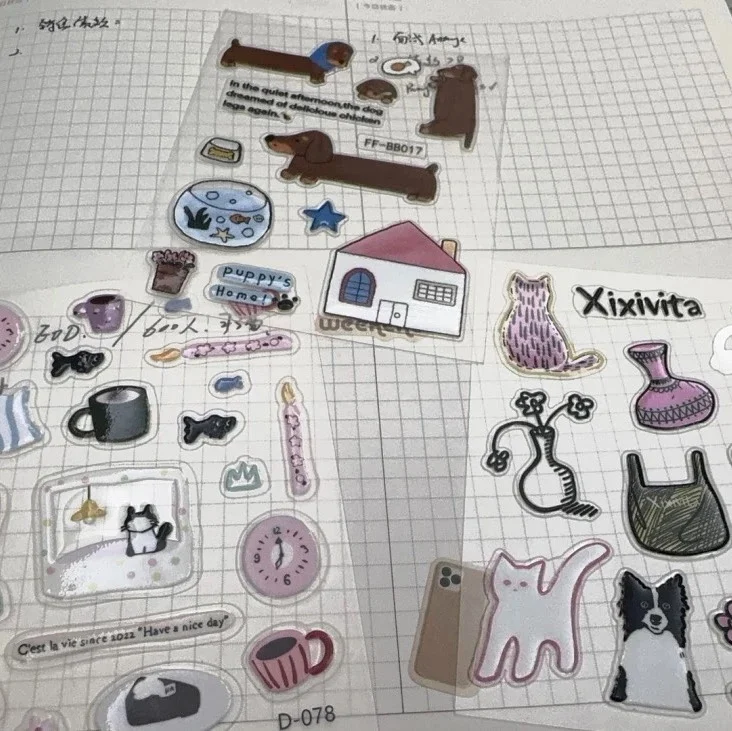Pegatinas 3D impermeables con relieve para móvil y portátil - imagen 5