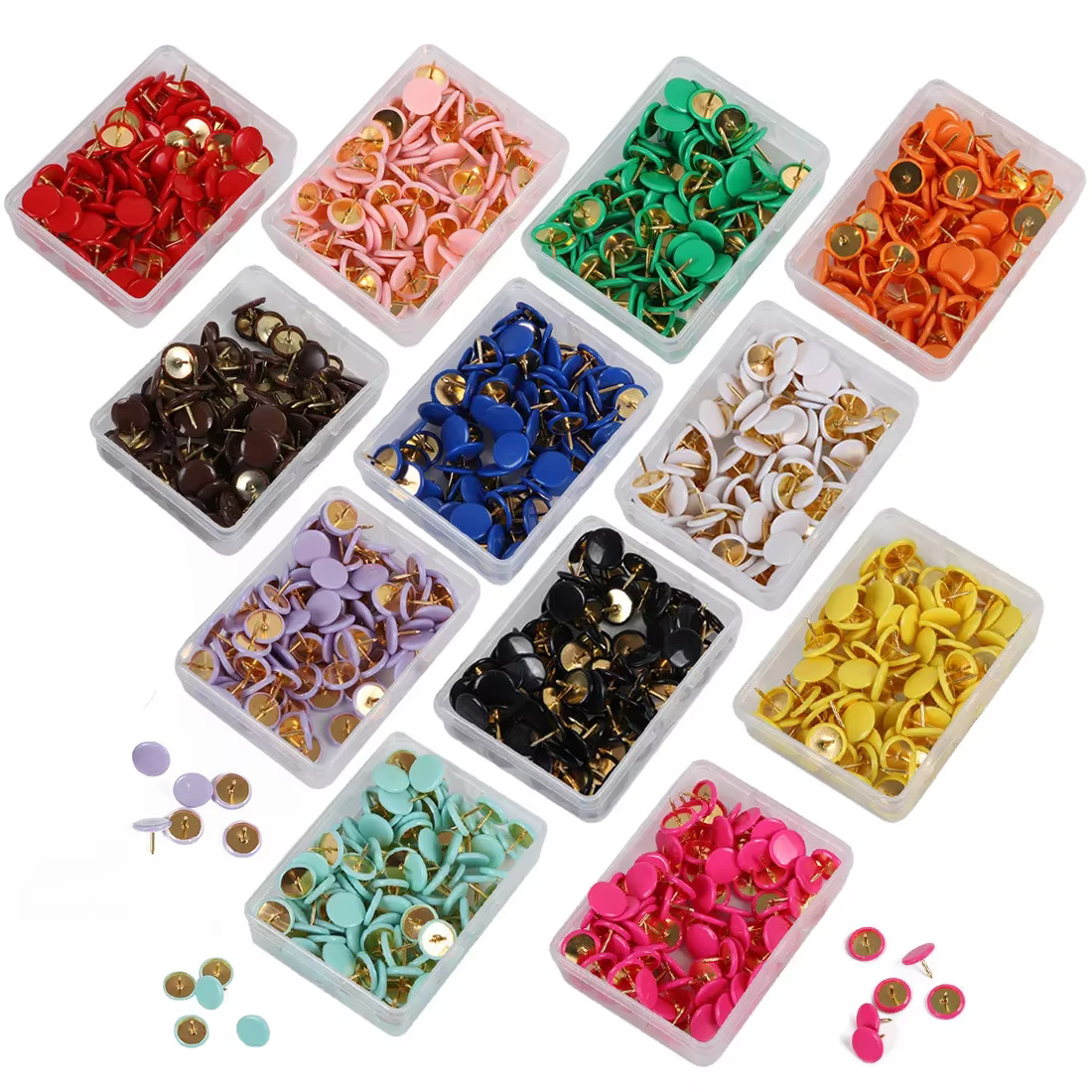 Chinchetas de colores pack decorativo para cuadros infantiles