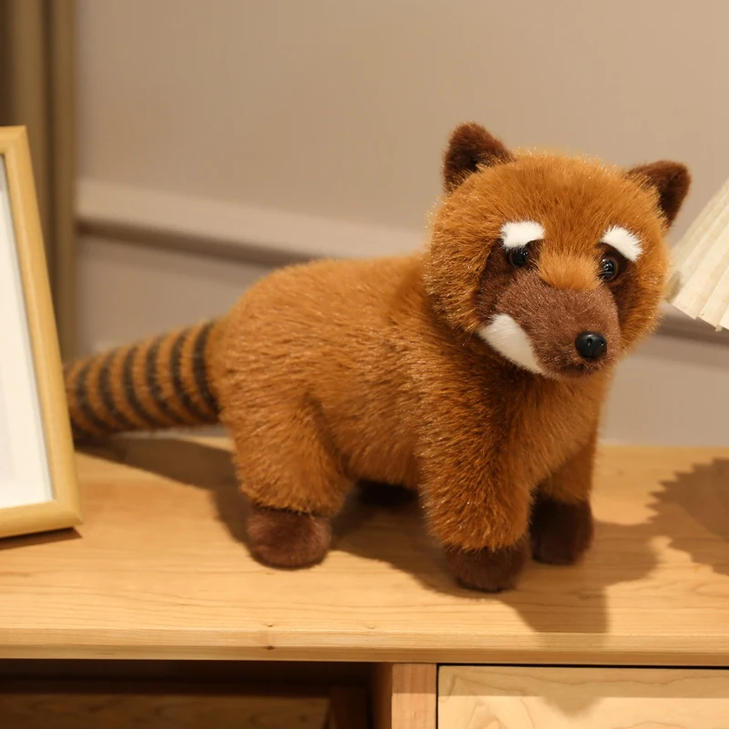 Peluche de mapache realista bonito – Juguete zoológico