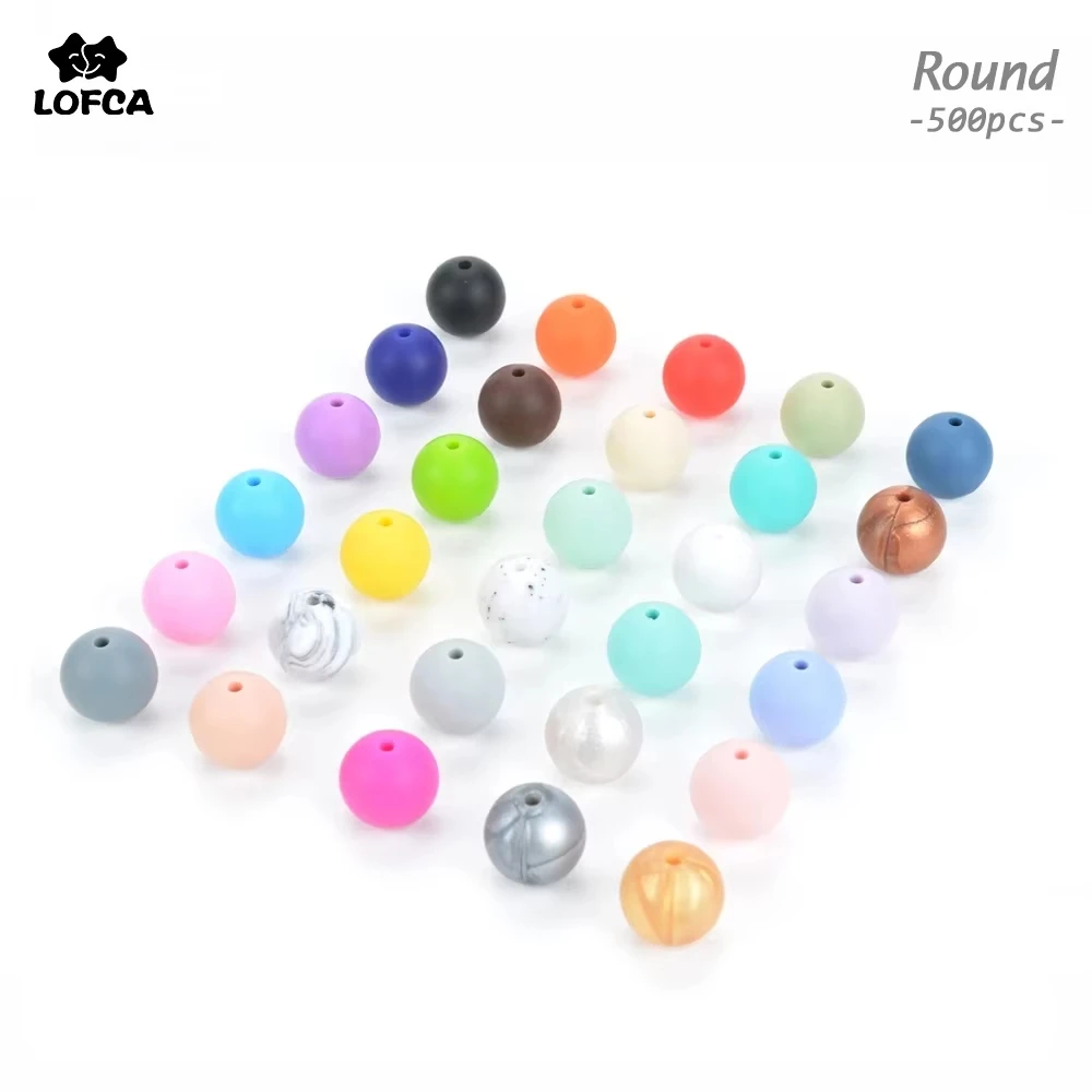 LOFCA cuentas de silicona para chupete DIY sin BPA - imagen 3