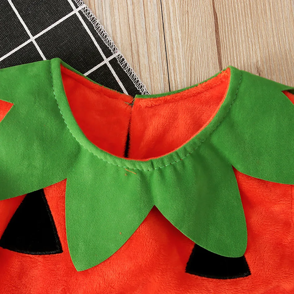 Disfraz calabaza beb: Pelele con sombrero Halloween - imagen 2