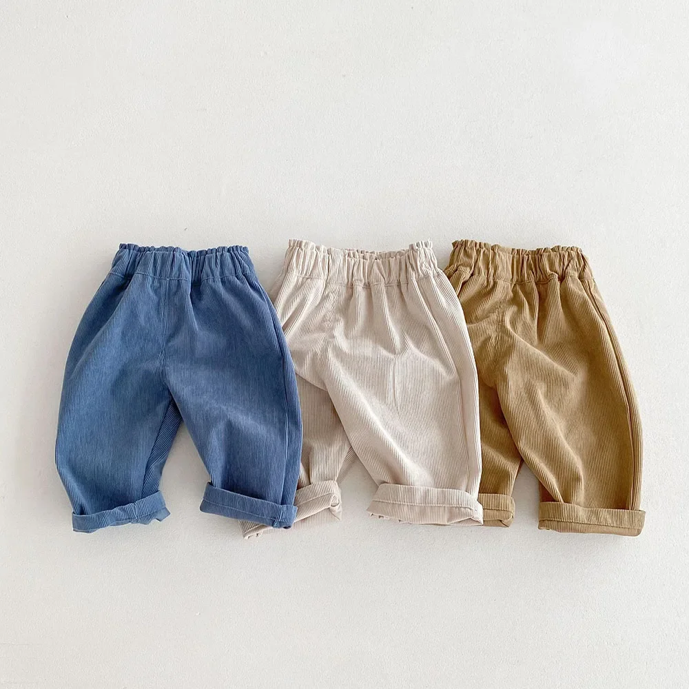 Pantalones de pana para niños en otoño – Moda diaria - imagen 4