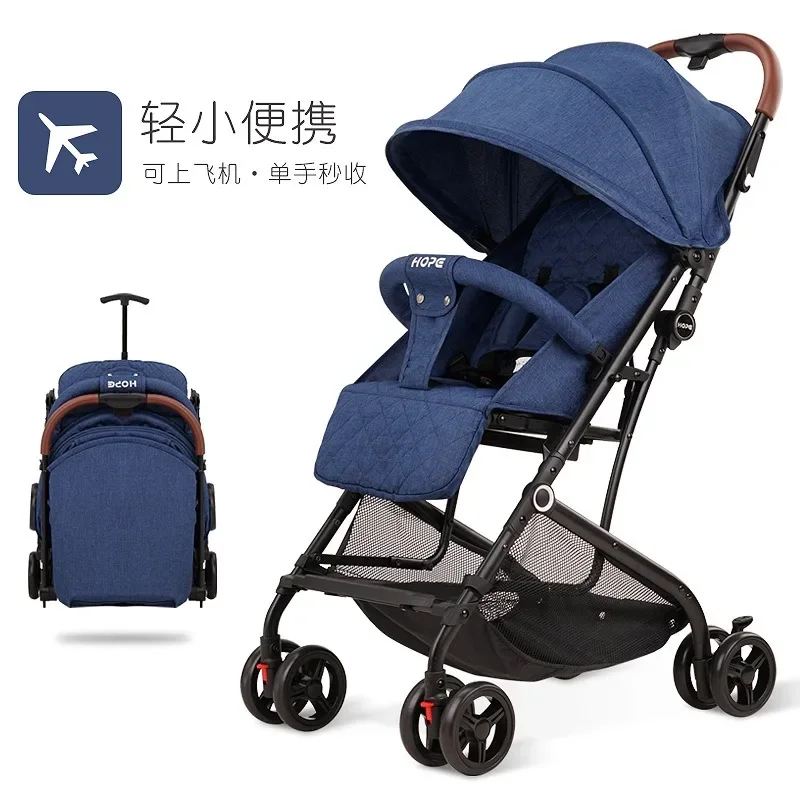 Cochecito ligero plegable y compacto, ideal para viaje de avión - imagen 4