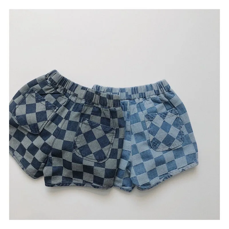 MILANCEL pantalones vaqueros a cuadros para niños - imagen 5