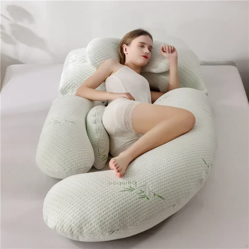 Almohada de embarazo lateral con soporte para el vientre y cintura - imagen 5
