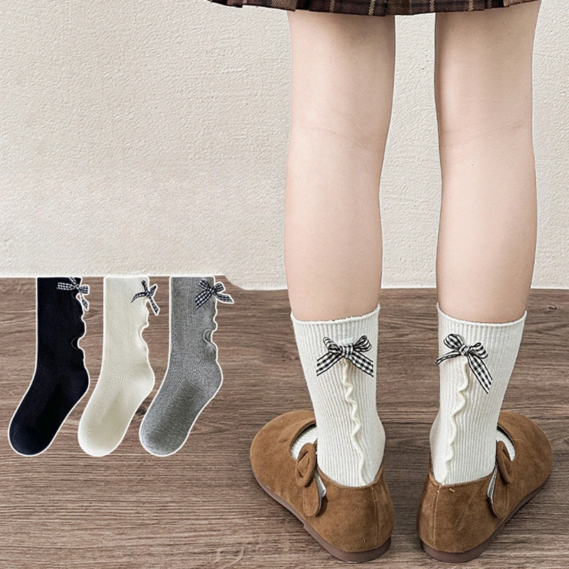 Calcetines con lazo para niña – Algodón verano - imagen 3