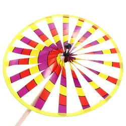 Molinillo de viento decorativo para jardín infantil giratorio