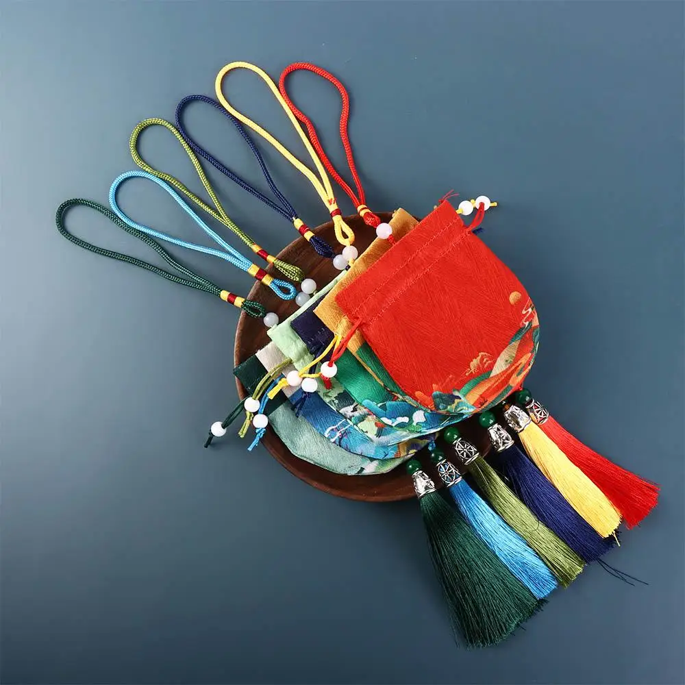 Bolsa con cordón floral para joyas y collares infantiles - imagen 3