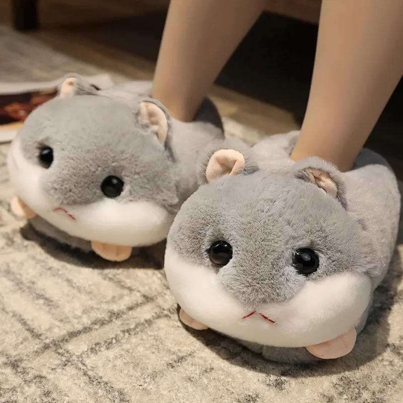 Zapatillas de casa con diseños animados para niño – Felpa cálida invierno