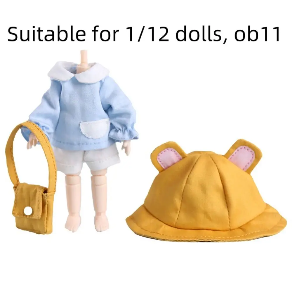 Conjunto de ropa para muñecas Ob11 con sombrero de pescador