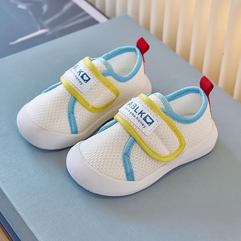 Zapatillas infantiles antideslizantes de malla para exterior, cómodas - imagen 4