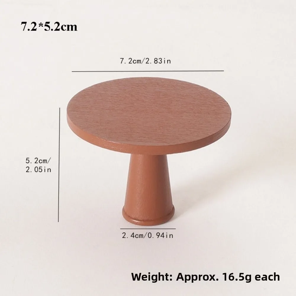 Mini silla casa de muñecas – mesa auxiliar lúdica moderna - imagen 4