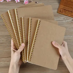 Cuaderno de espiral A5 con cuadrícula de puntos para el colegio
