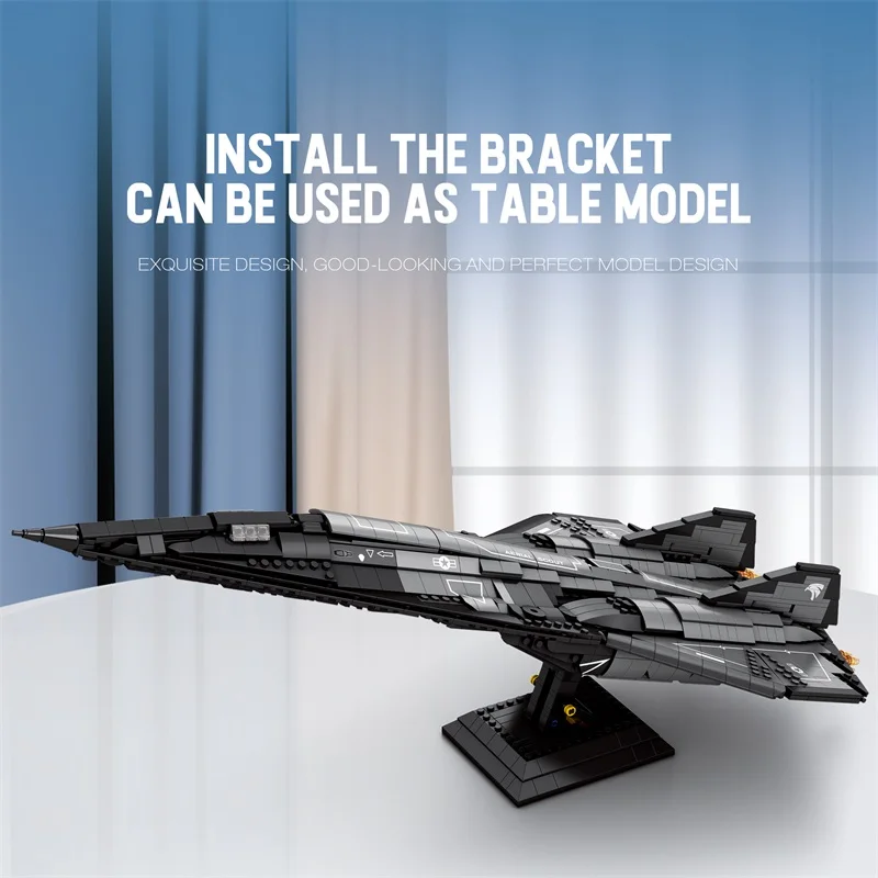 Bloques de construcción de avión SR-72 supersónico para niños - imagen 5