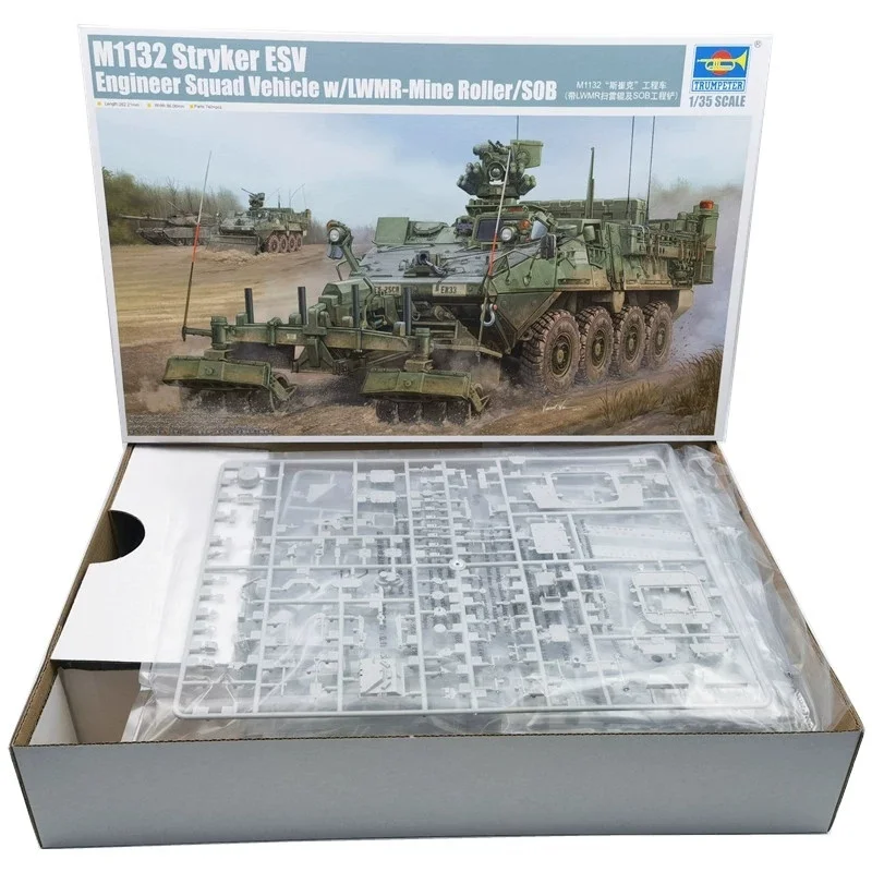 Trumpeter M1132 Stryker vehículo de ingenieros para montar - imagen 2