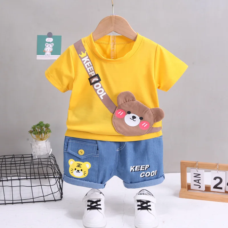 Conjunto infantil de camiseta y pantalón para primavera y otoño - imagen 5