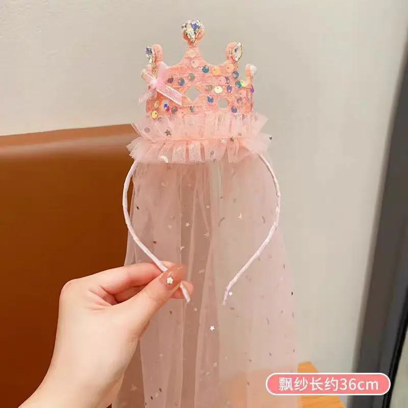 Diadema princesas corona de cristal brillante – Accesorio para niña