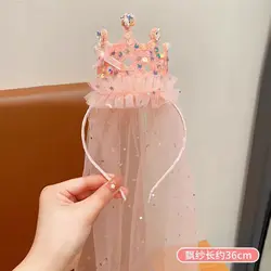 Diadema princesas corona de cristal brillante – Accesorio para niña