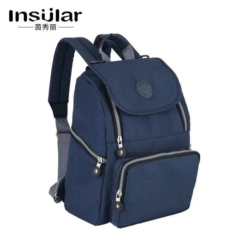 Mochila de pañales impermeable con amplio espacio para bebé - imagen 3