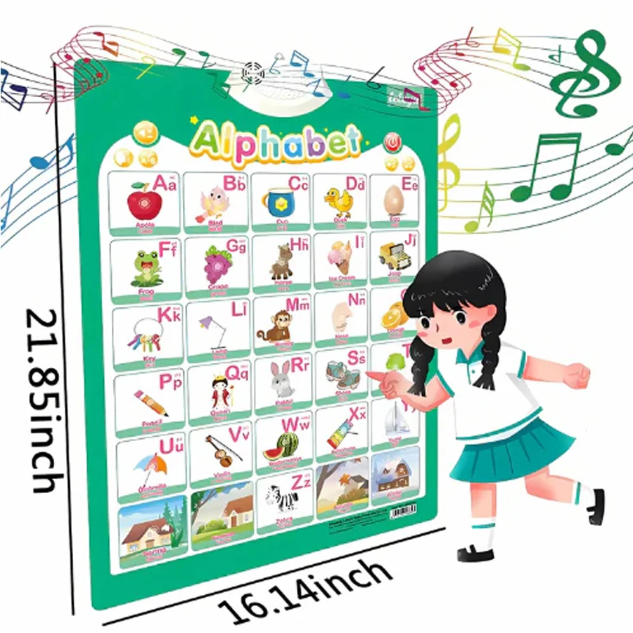 Póster del alfabeto parlante para niños: números, animales y música - imagen 3