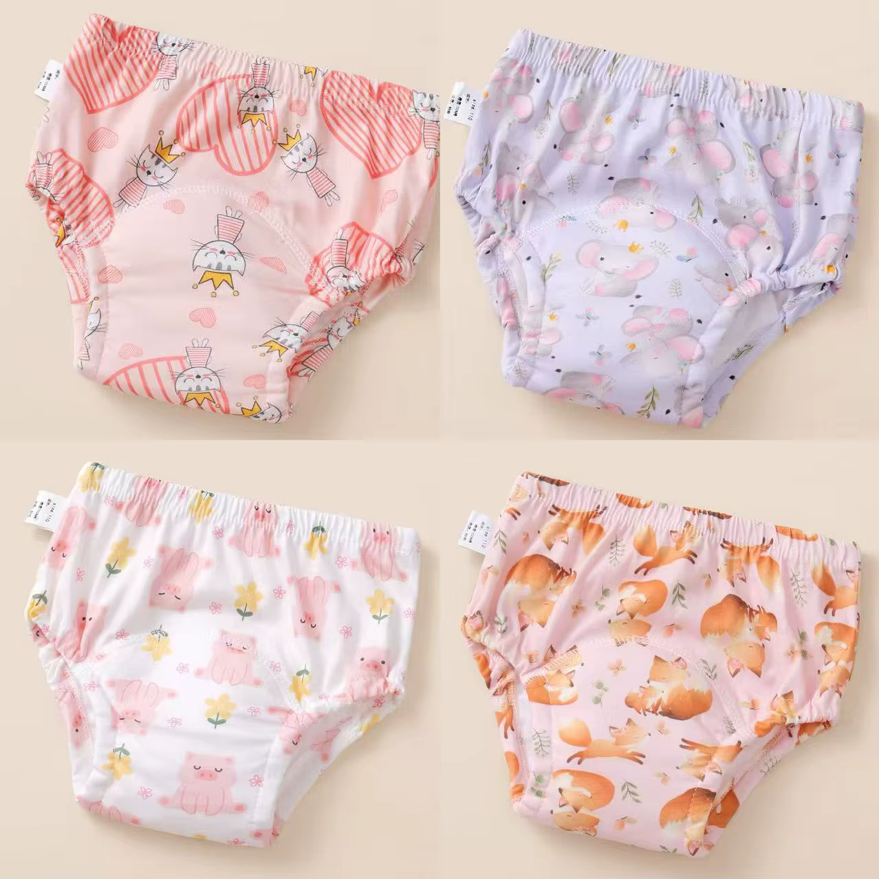 Pantalón de entrenamiento reutilizable impermeable para niños