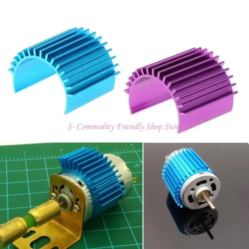 Disipador aluminio azul para motor RC