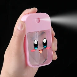 Botella portátil tipo tarjeta Kirby para viaje y desinfectante