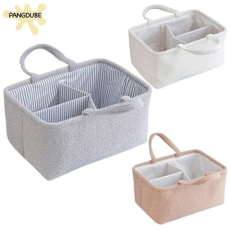 Bolsa de pañales de felpa PANGDUBE, organizador para bebés - imagen 4