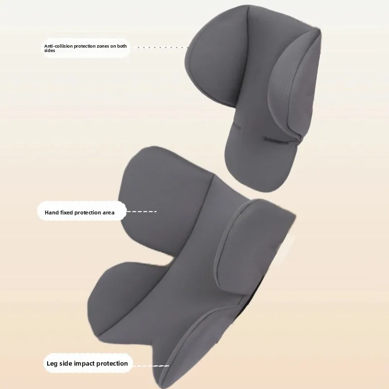 Cojín universal de seguridad para silla de coche con protección lumbar y cabeza