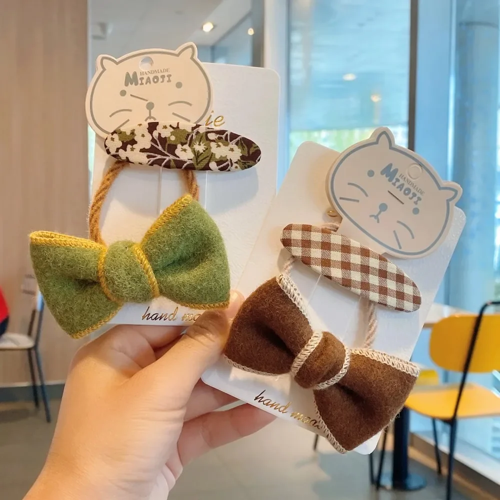 Diadema elástica para niños con lazo suave y colorido - imagen 4