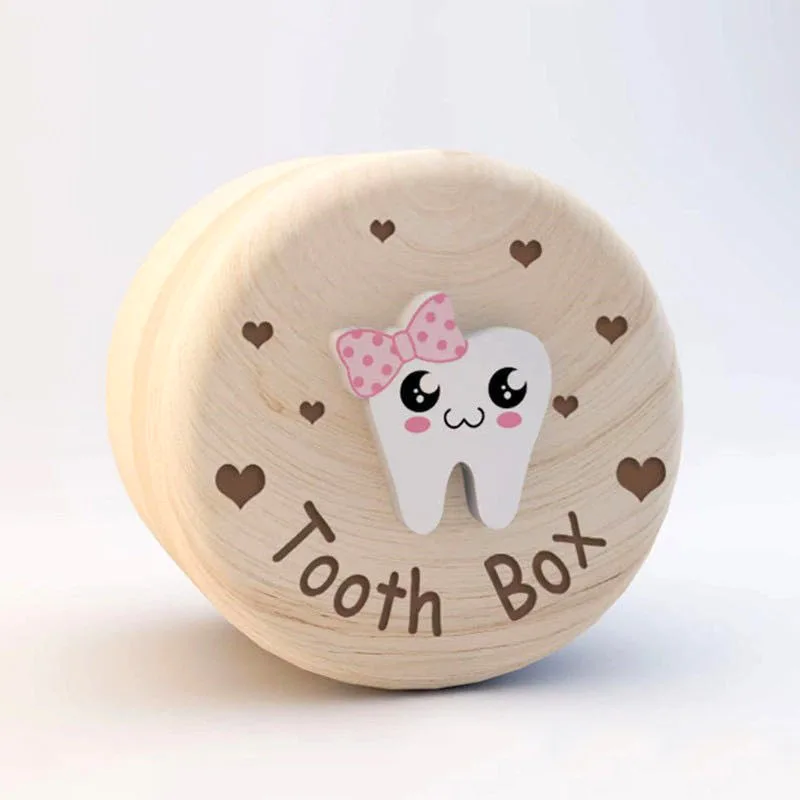 Organizador dientes de leche en madera para bebés – Regalo - imagen 3