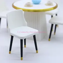 Sillas plegables miniatura 1/12 para casas muñecas – Accesorios realistas