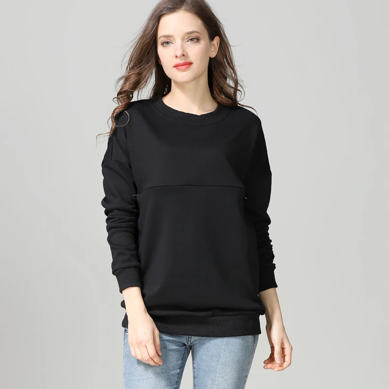 Suéter de maternales invierno – Jersey suave de algodón para lactation - imagen 5