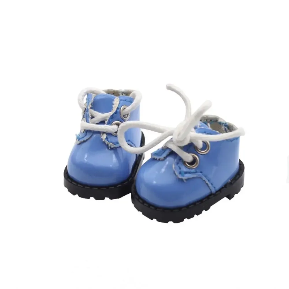Zapatos de cuero para muñeca de trapo - DIY con correa - imagen 5