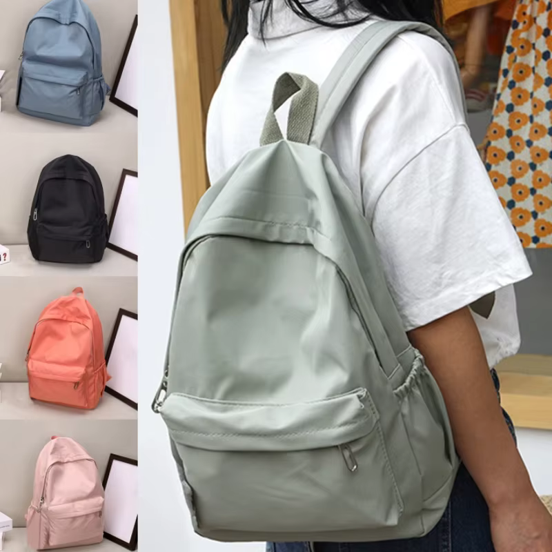 Mochila escolar impermeable de gran capacidad con cremallera - imagen 4