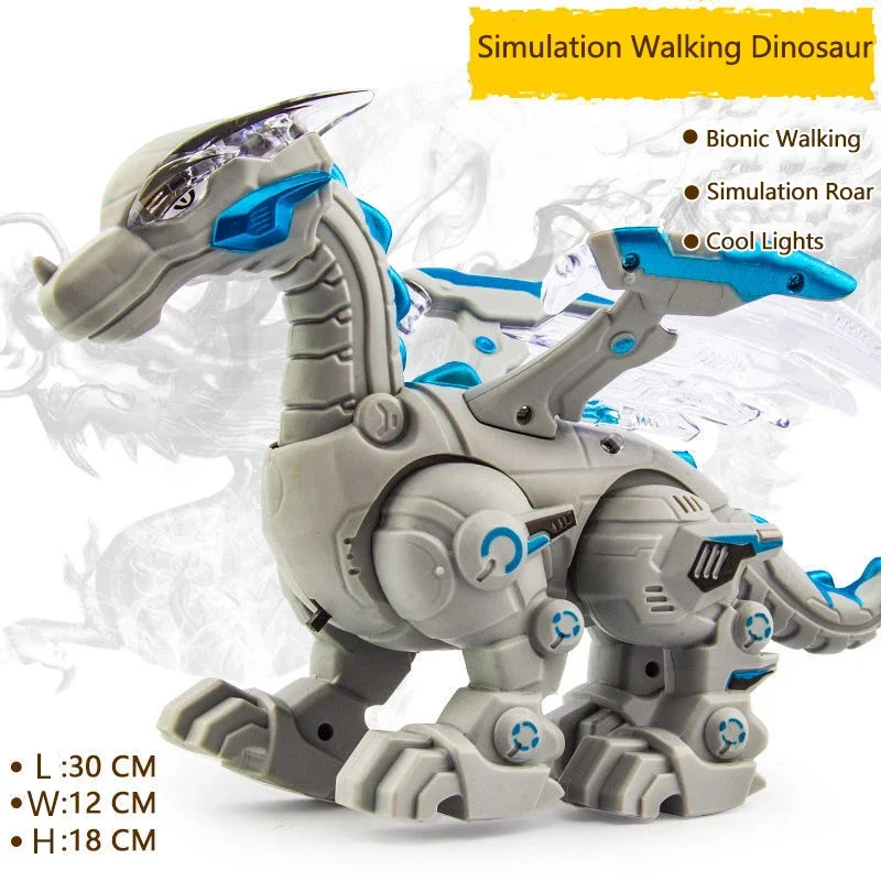 Dinosaurio eléctrico biónico con luces frías y rociador de agua - imagen 5