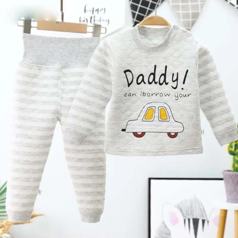 Pijama térmica de algodón para niño – abrigada y cómoda para inverno - imagen 3