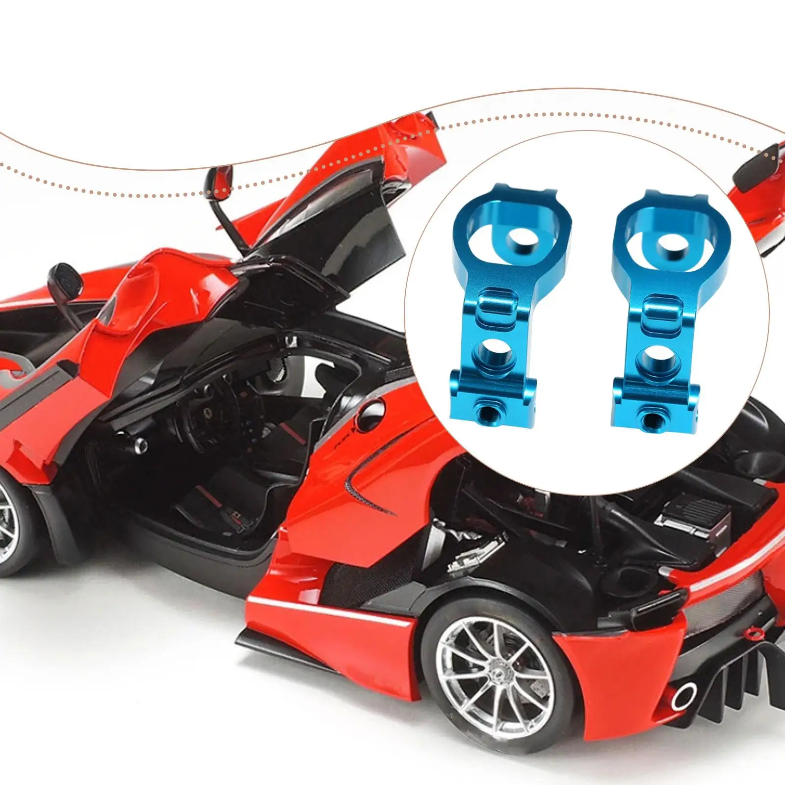 Soportes de coche RC de aluminio portátil – Aleación ligera resistente - imagen 3