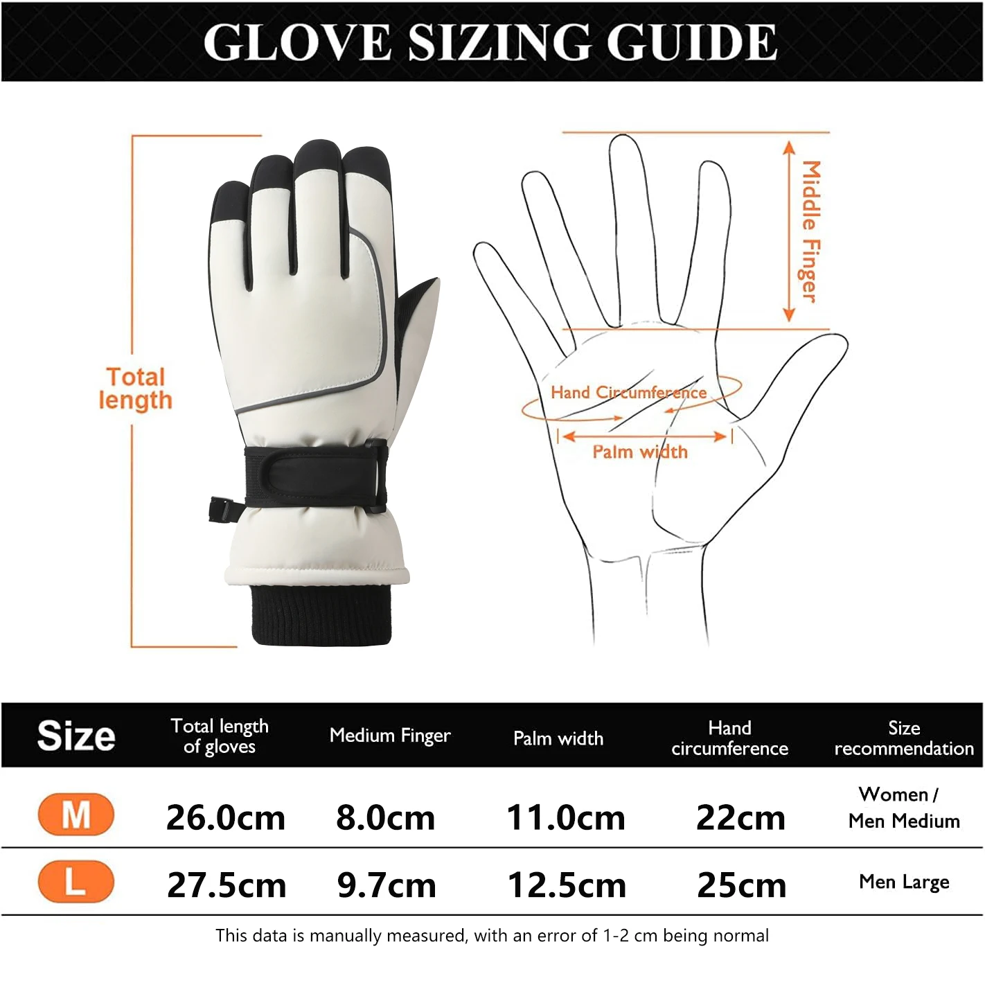 Guantes térmicos impermeables Malowgas