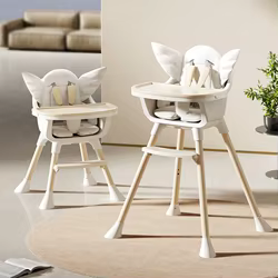 Trona evolutiva con plato para bebé – Portátil y regulable