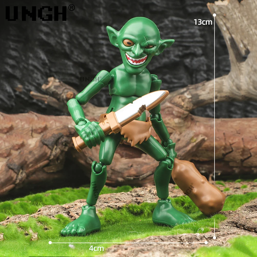 Robot Goblin 3D multiarticulado ensamblable con piezas impresas - imagen 5