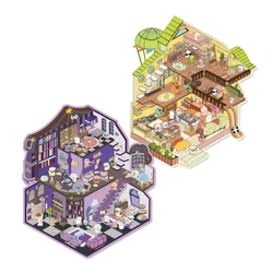 Pegatinas infantiles 3D para dormitorio de juegos – dibujos animados
