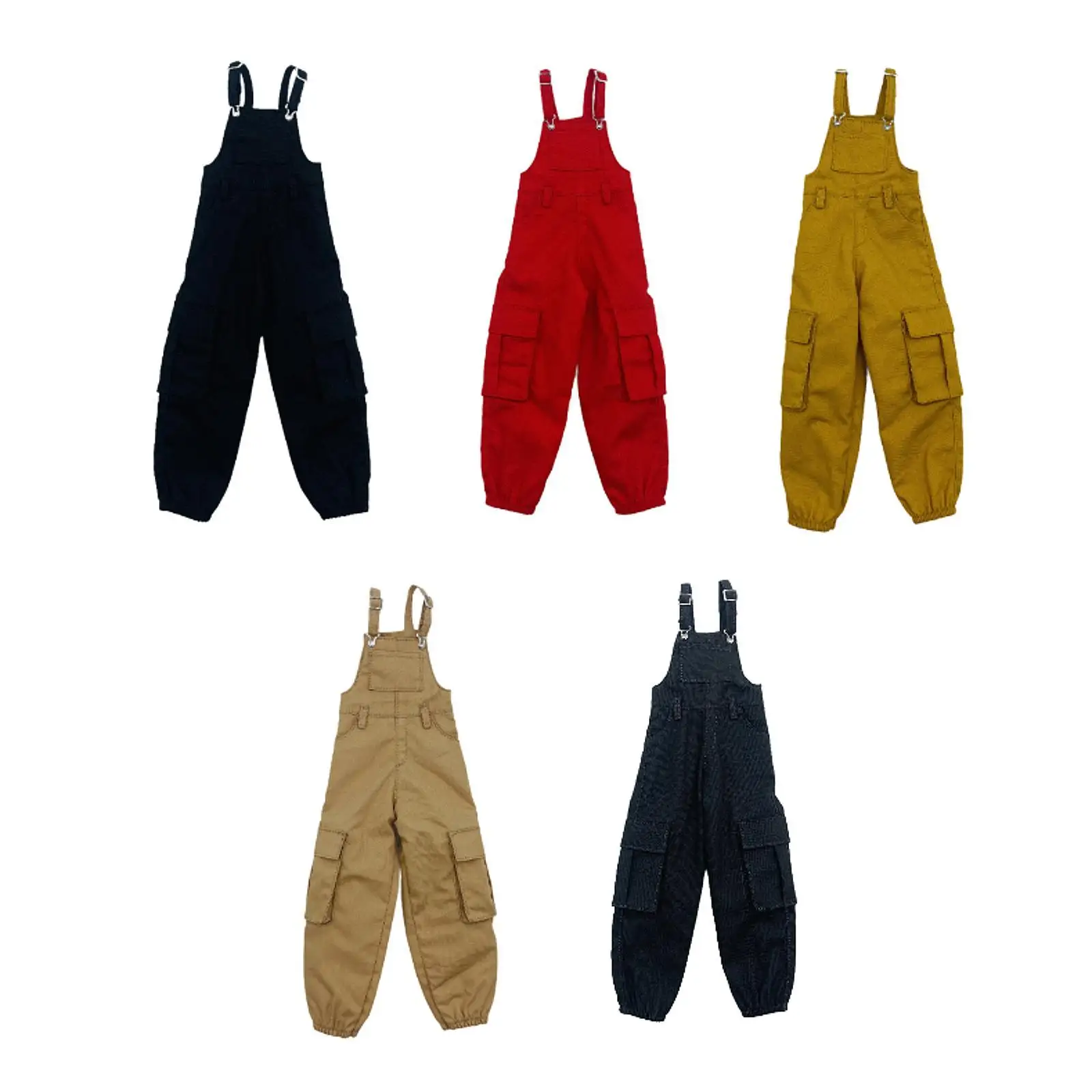 Conjunto de ropa para muñecas de mezclilla: pantalón largo y traje - imagen 4