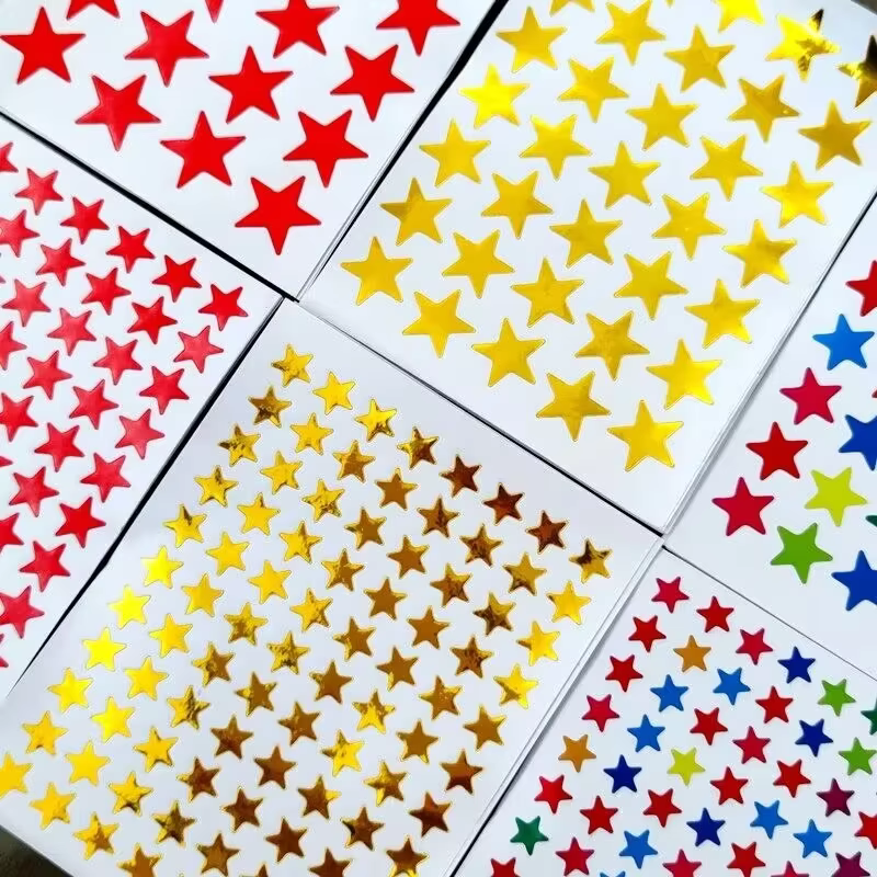 Pegatinas de estrellas infantiles adhesivas para recompensas escolares - imagen 5
