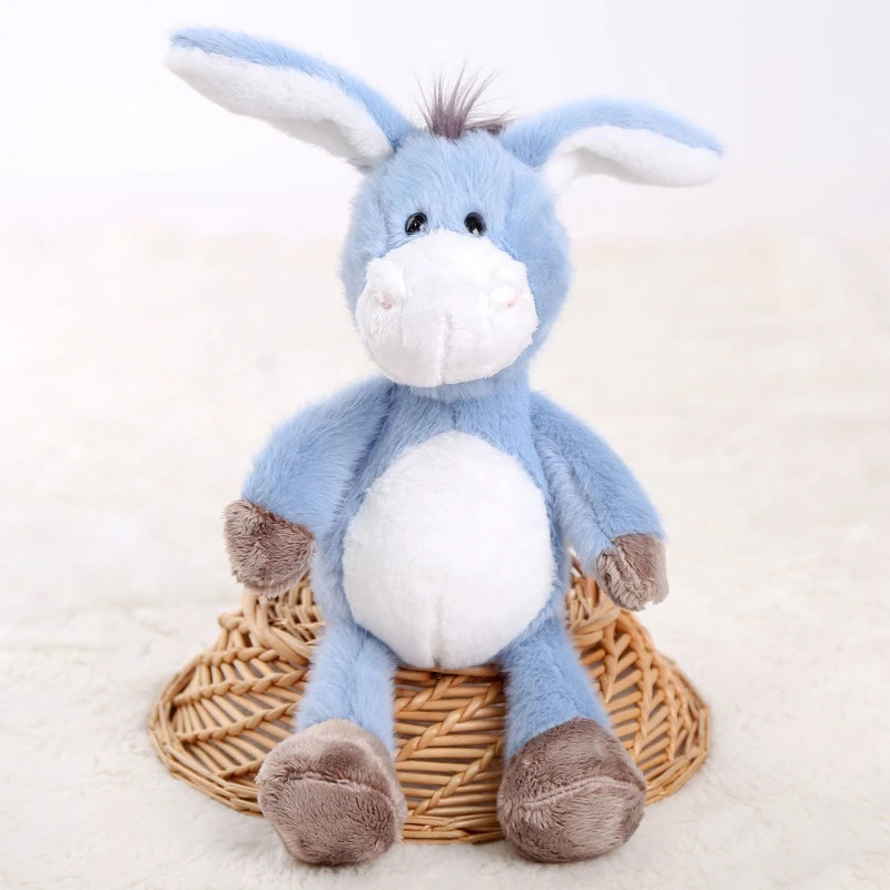 Peluche burro de orejas grandes suave, tipo almohada infantil - imagen 3