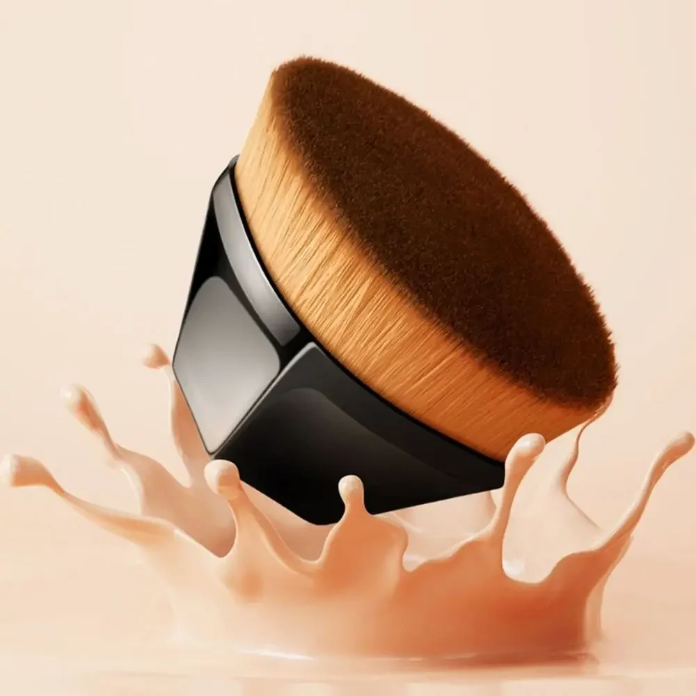 Brocha de maquillaje para polvo facial, suave y portátil - imagen 3